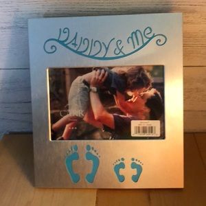 👕Daddy & Me silver frame